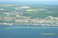 Sassnitz mit Kreideabbaugebiet Gummanz