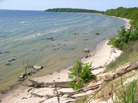 Einsame Bucht auf Vilm.